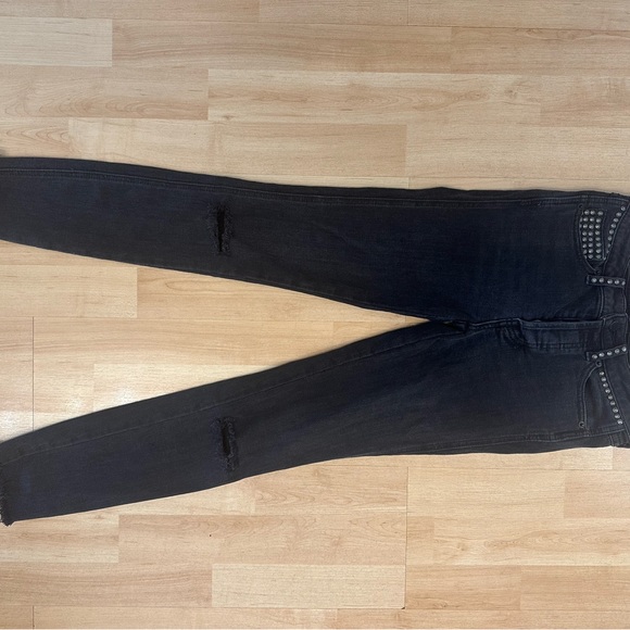 Free People Payton Studded Ripped Skinny Jeans - Picture 3 of 3